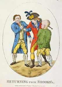Powrót z Brooksa, 1784 (akwaforta kolorowa)